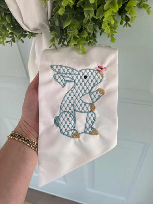 Bunny Initial Sash
