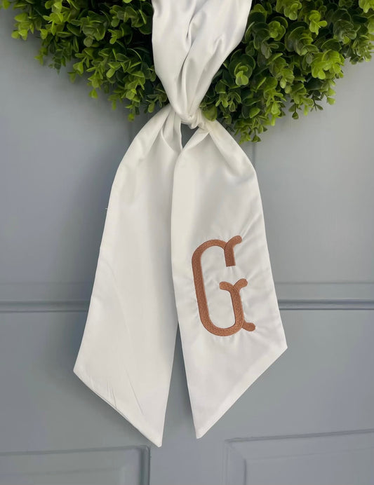 Fishtail Initial Sash