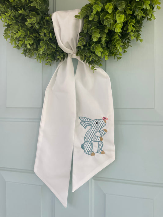 Bunny Initial Sash