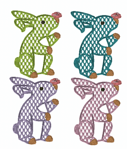 Bunny Initial Sash