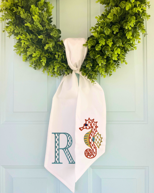 Seahorse Summer Sash