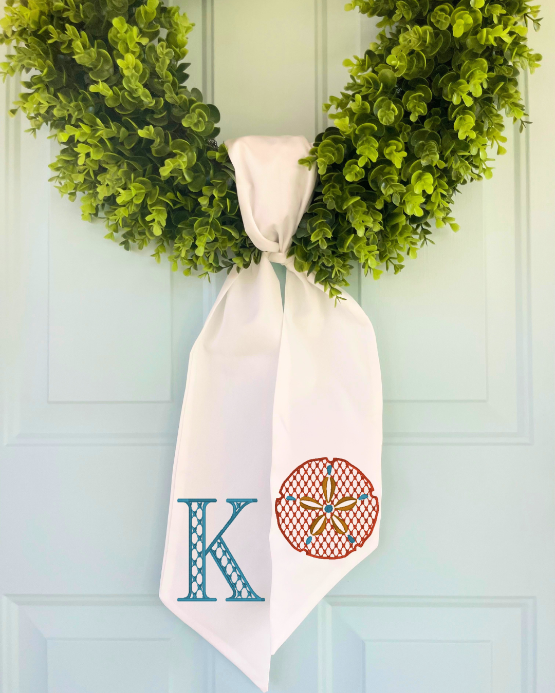 Summer Sand Dollar Sash