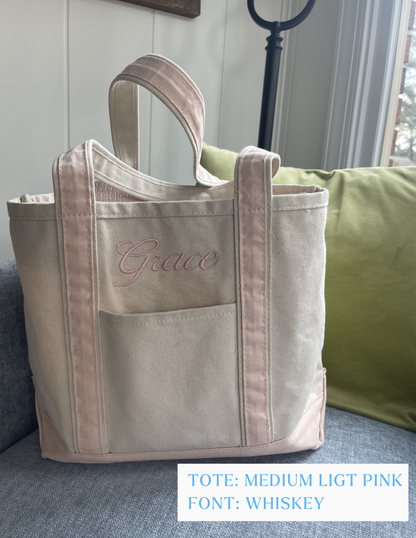 Name Classic Canvas Tote