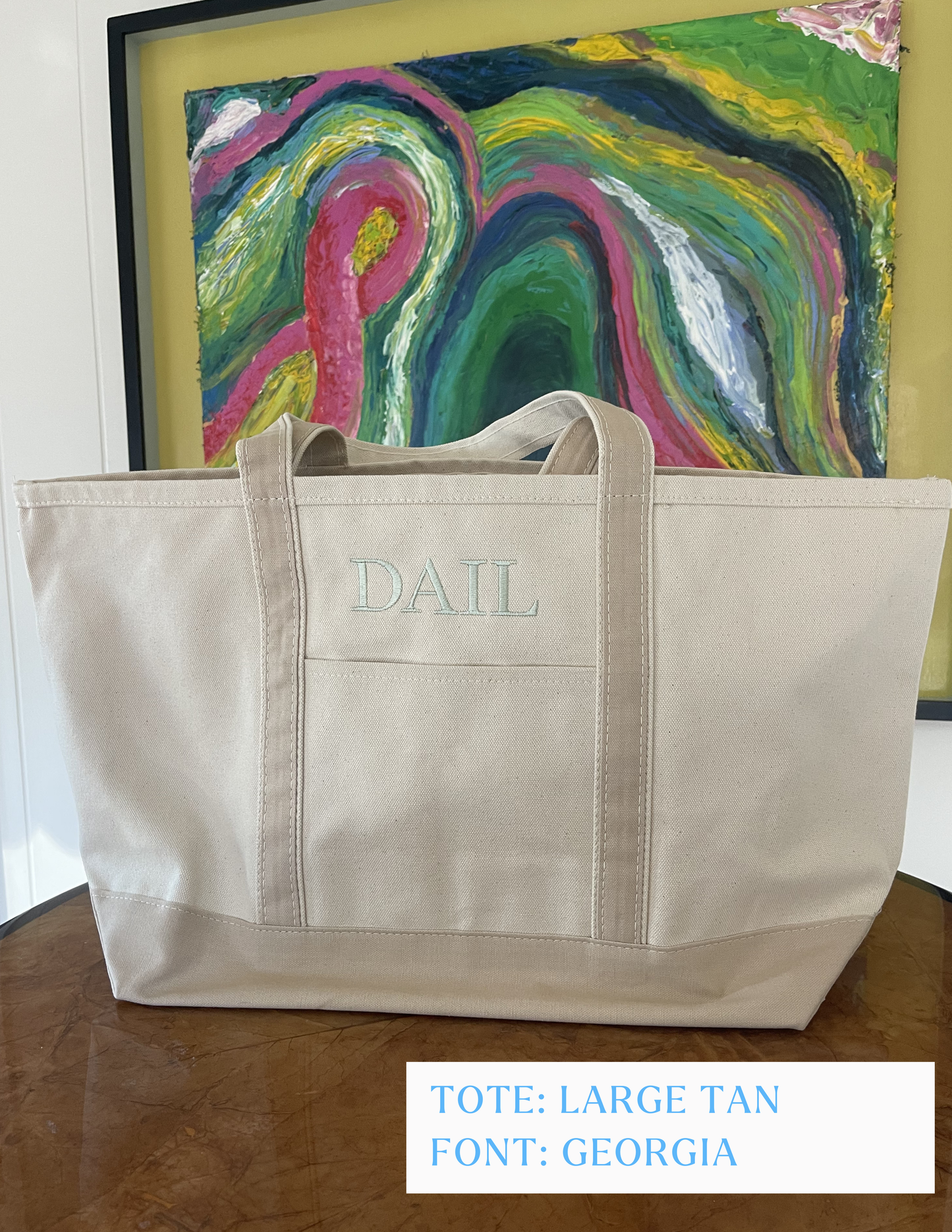 Name Classic Canvas Tote